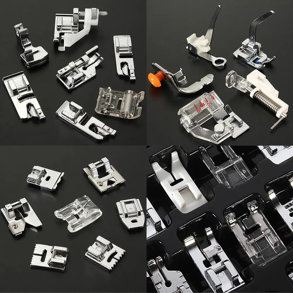 32pcs Mini Domestic Sewing Machine Presser Foot Feet