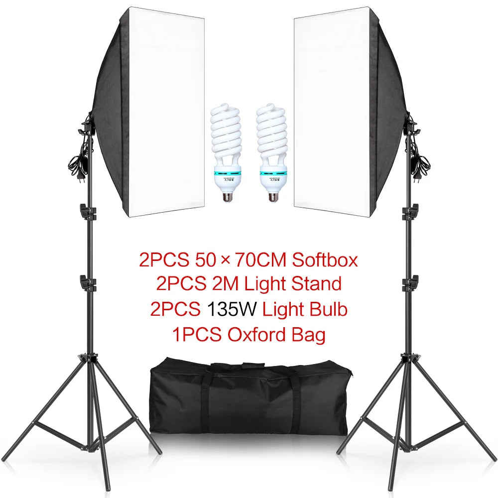 Lighting Kits Photography 50x70CM Softbox