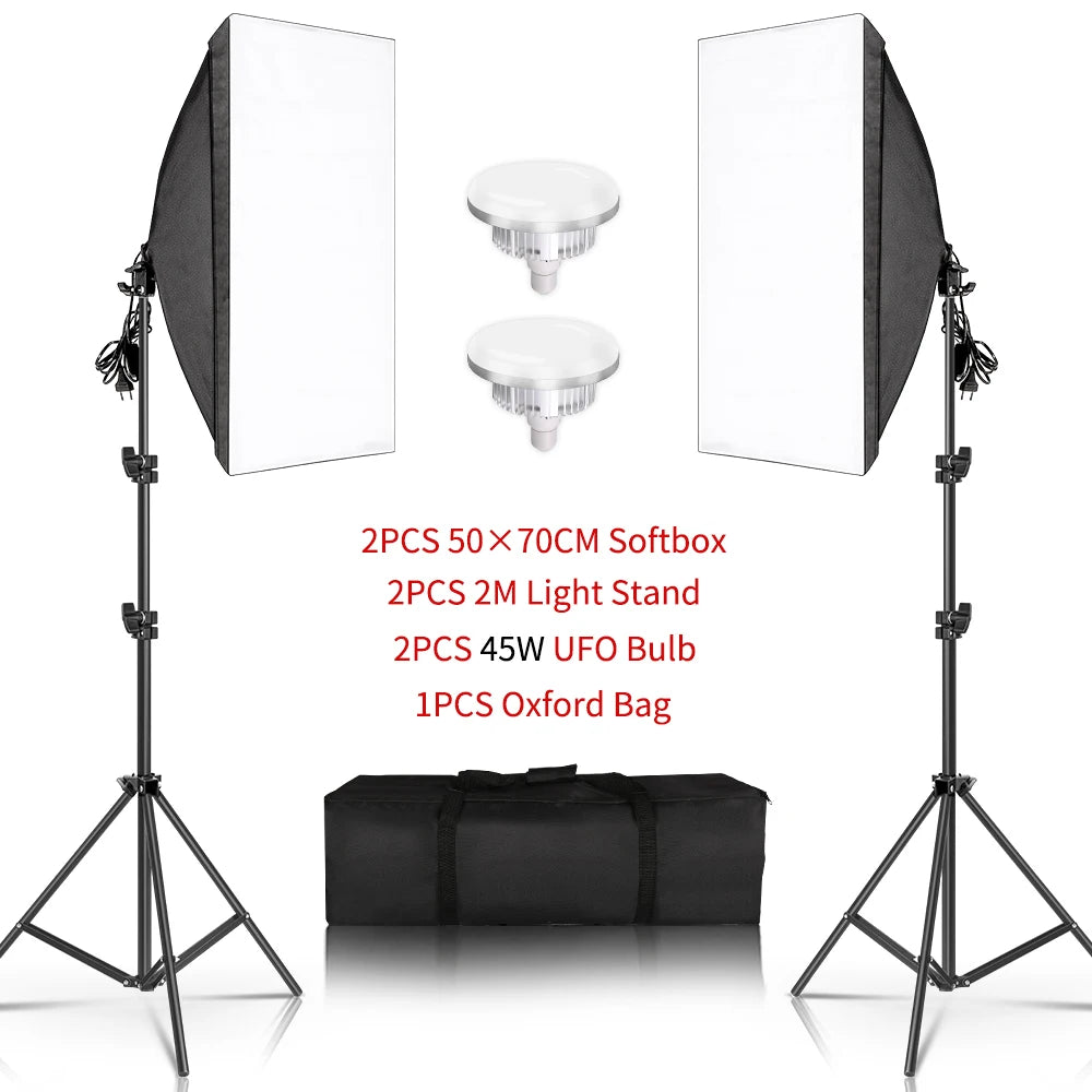 Lighting Kits Photography 50x70CM Softbox