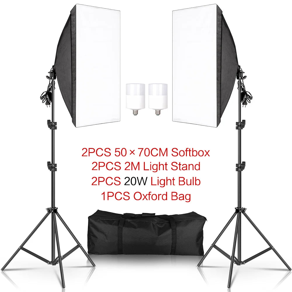 Lighting Kits Photography 50x70CM Softbox