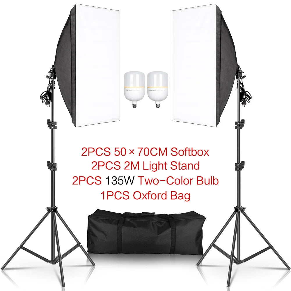 Lighting Kits Photography 50x70CM Softbox