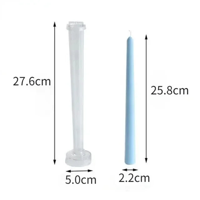 Round & Long Strip Church Candle Mold