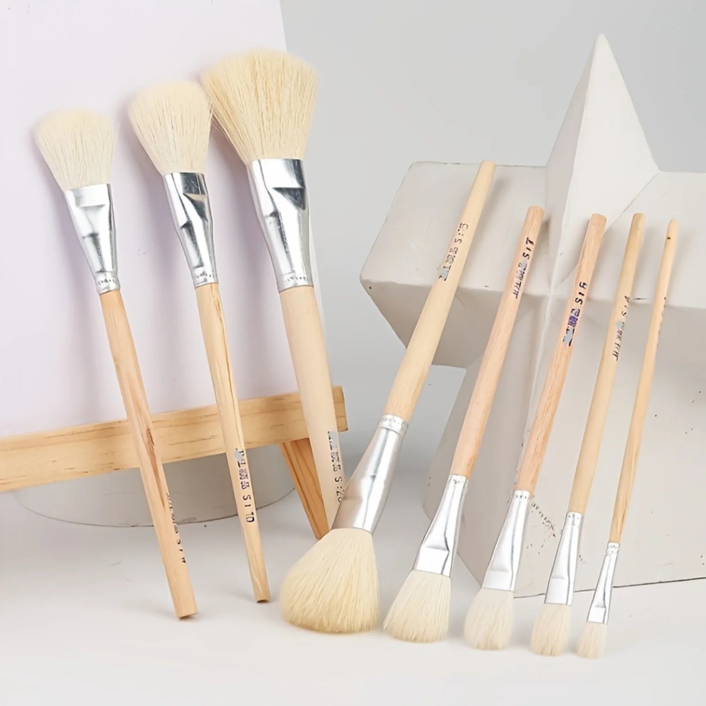 High-Quality Soft Goat Hair Round Paintbrushes