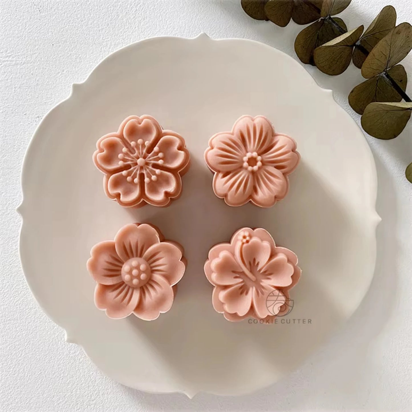 4Pcs/Set Mold Cherry Blossom Flowers