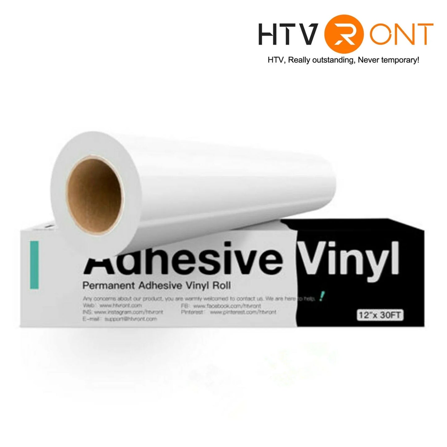 12"X30ft/30x900cm Multi Colors Permanent Adhesive Vinyl Roll