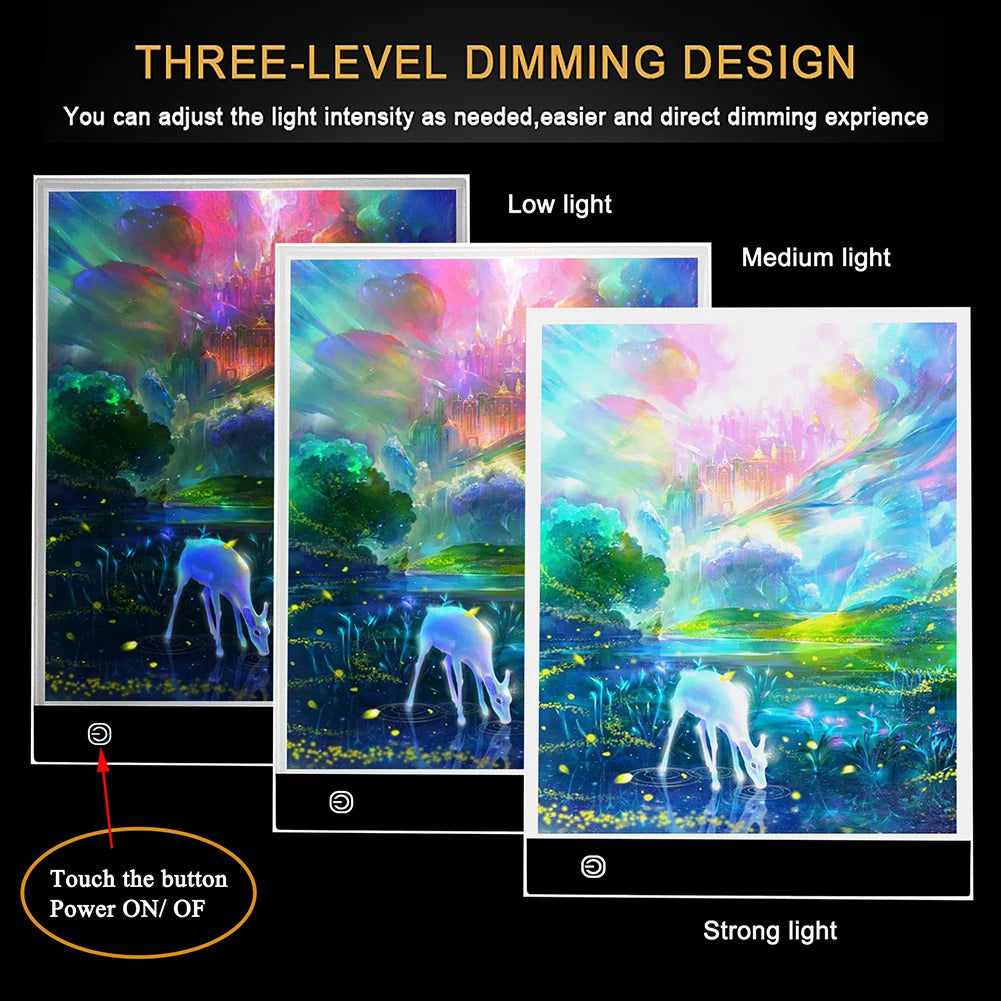 LED Light Pad for Diamond Painting Translucent Drawing Board