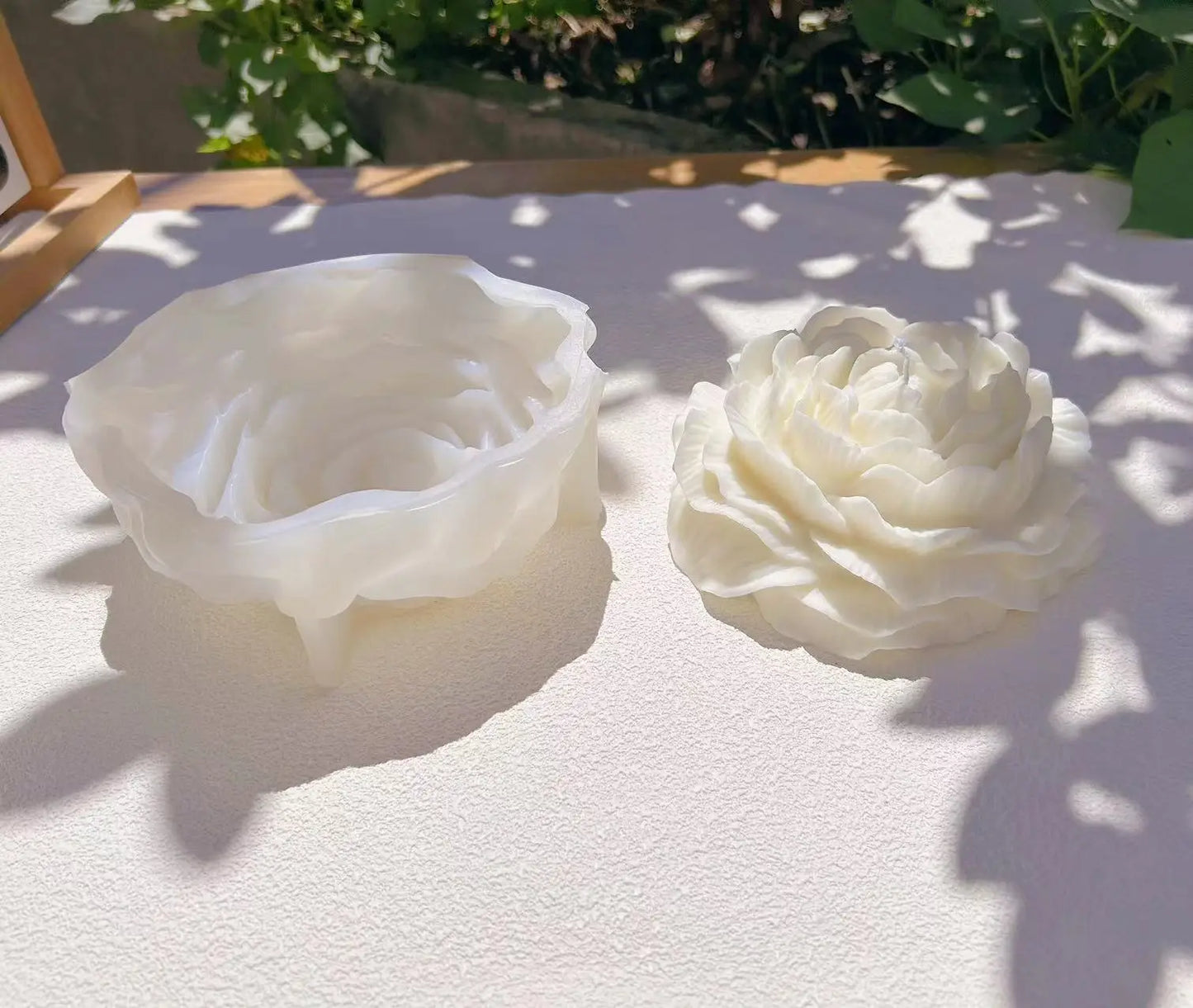 Large 6 inch Peony Flower, Silicone Mold