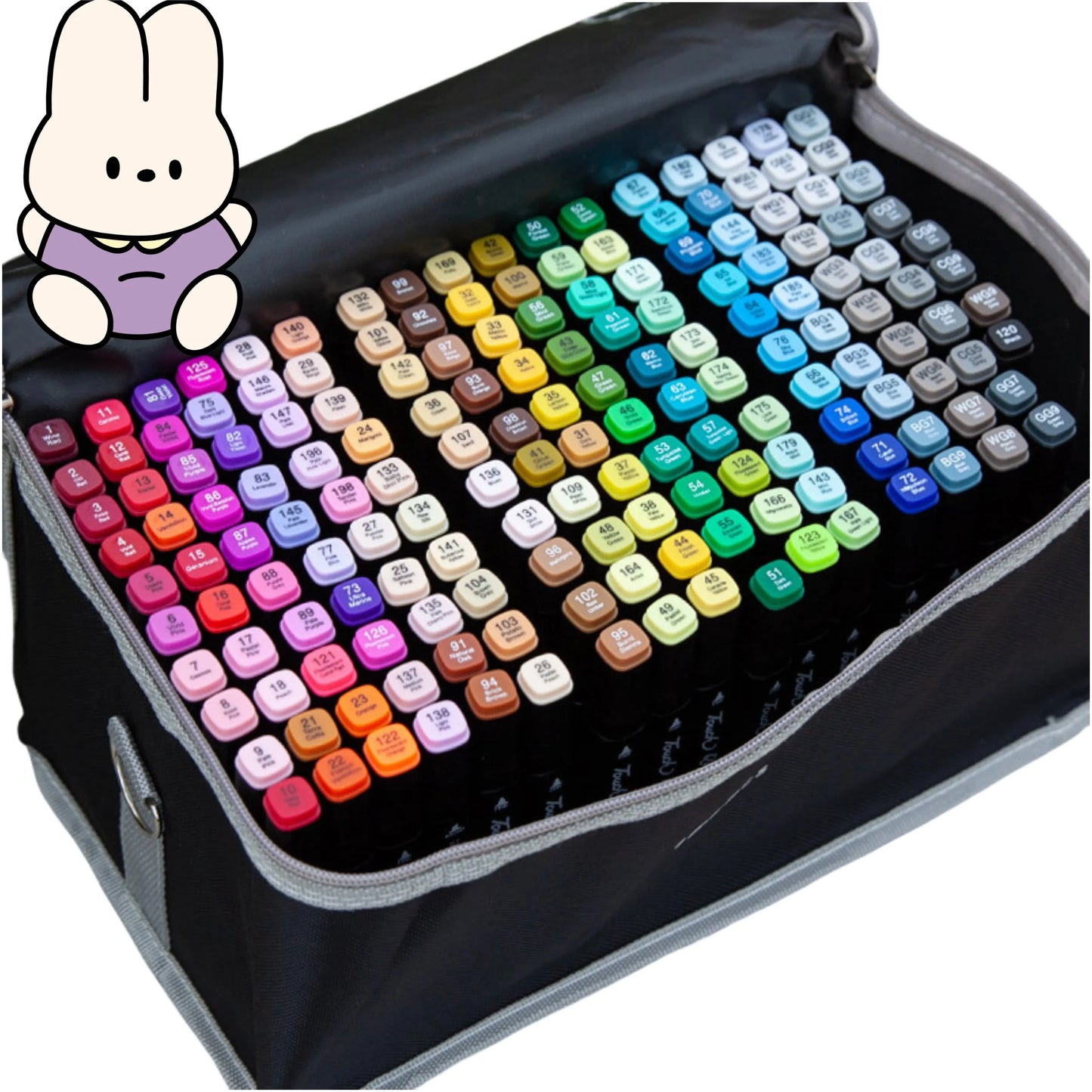 168 color alcohol marker set