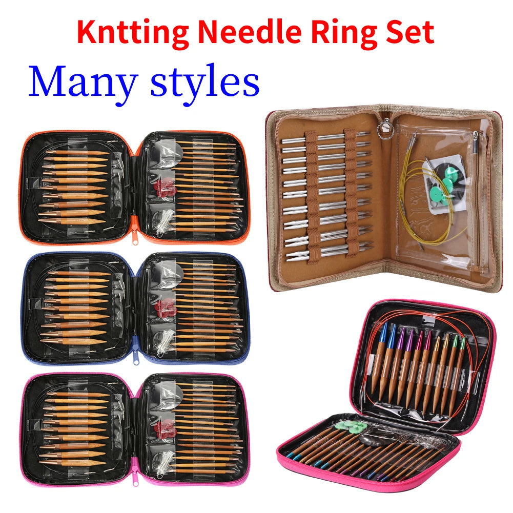 Interchangeable Bamboo Circular Knitting Needles