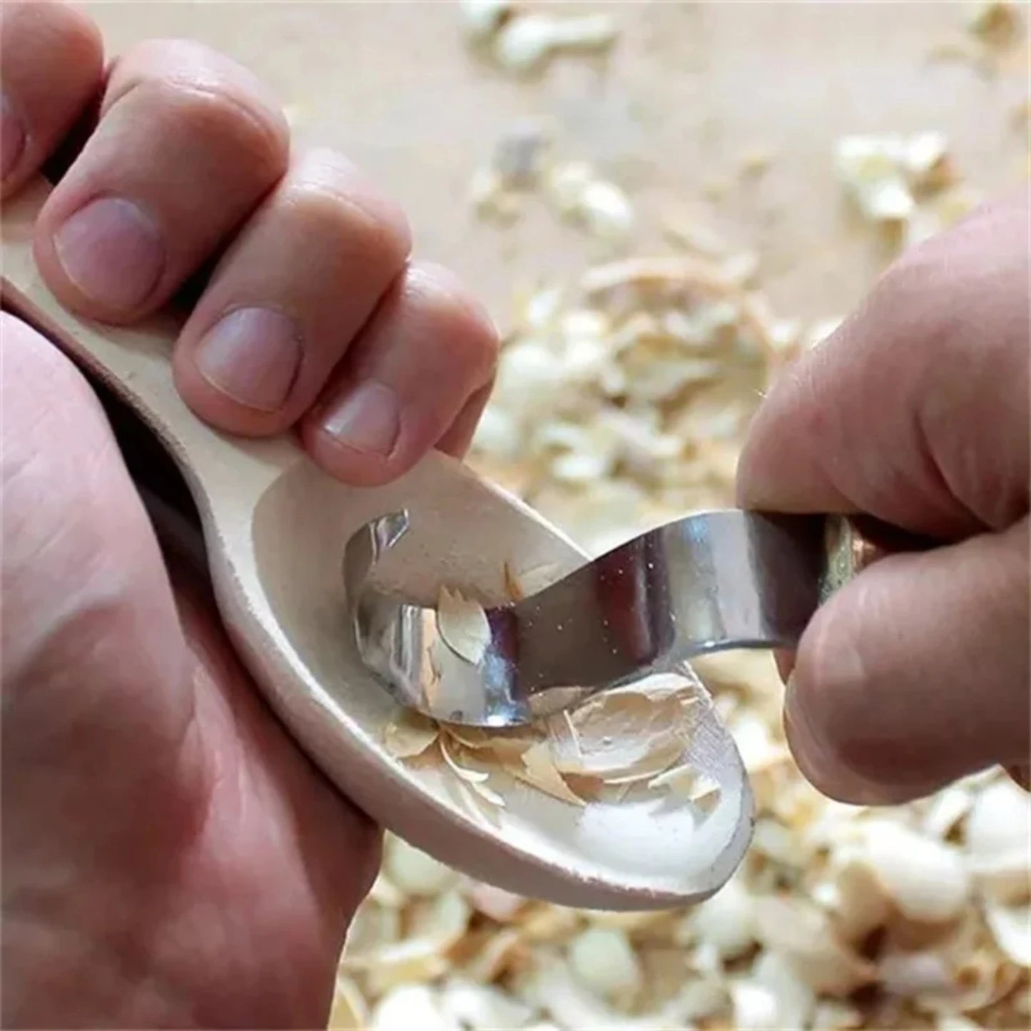 Stainless Steel Woodcarving Spoon Set