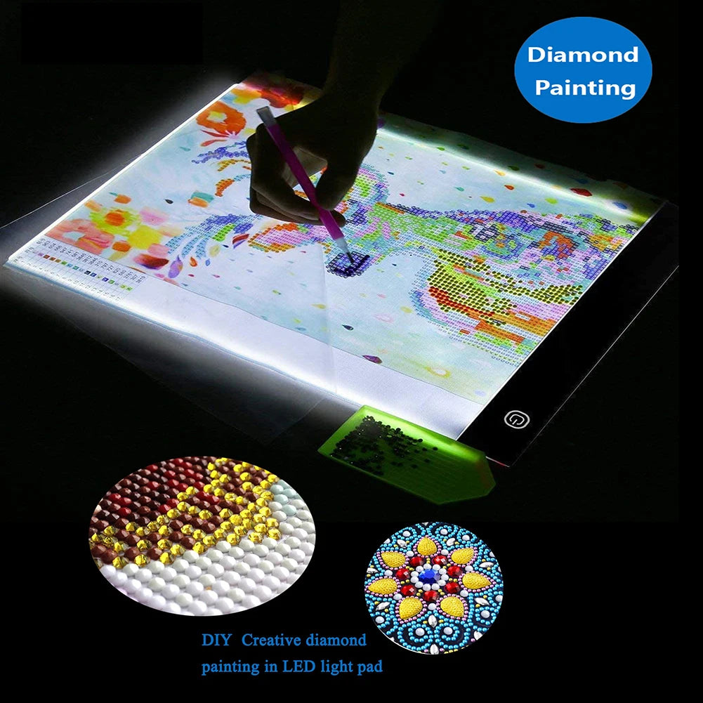 LED Light Pad for Diamond Painting Translucent Drawing Board