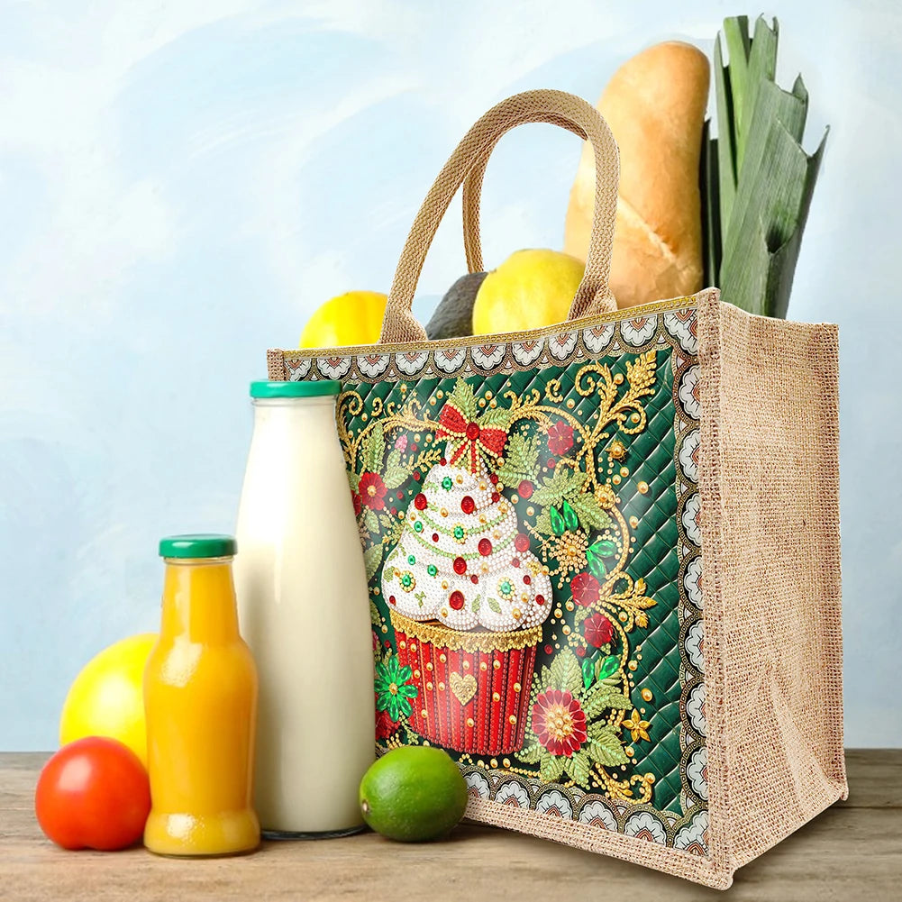 Diamond Painting Storage Bag Linen Tote Bag