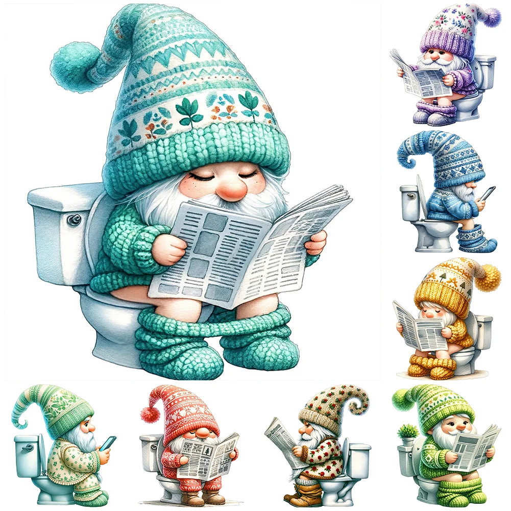 Diamond Painting Toilet Gnome Kit