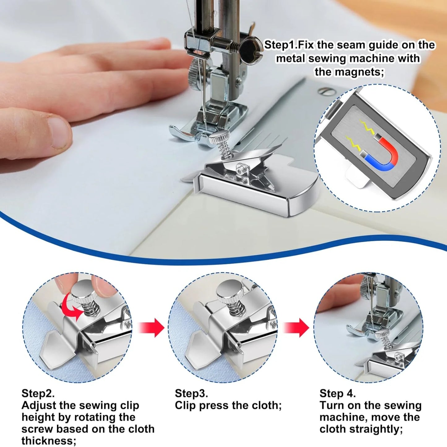 Seam Guide for Sewing Machine