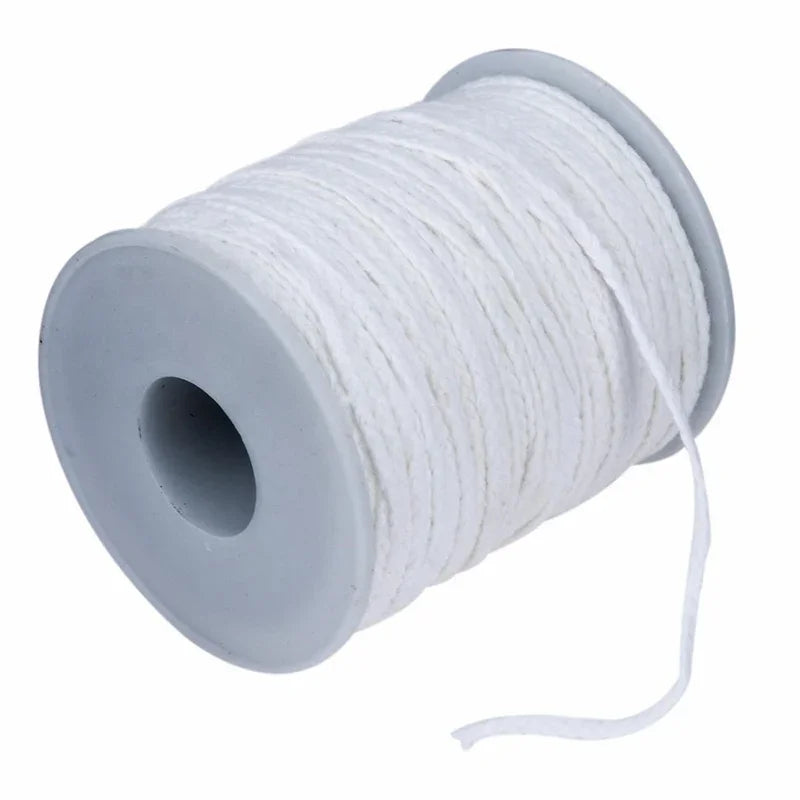 60m Non-Toxic Cotton Braid Candle Wicks