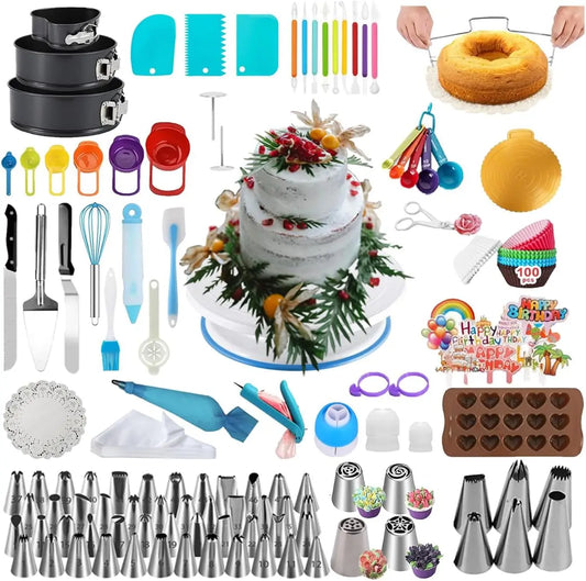 390PCS Cake Decorating Supplies Kit