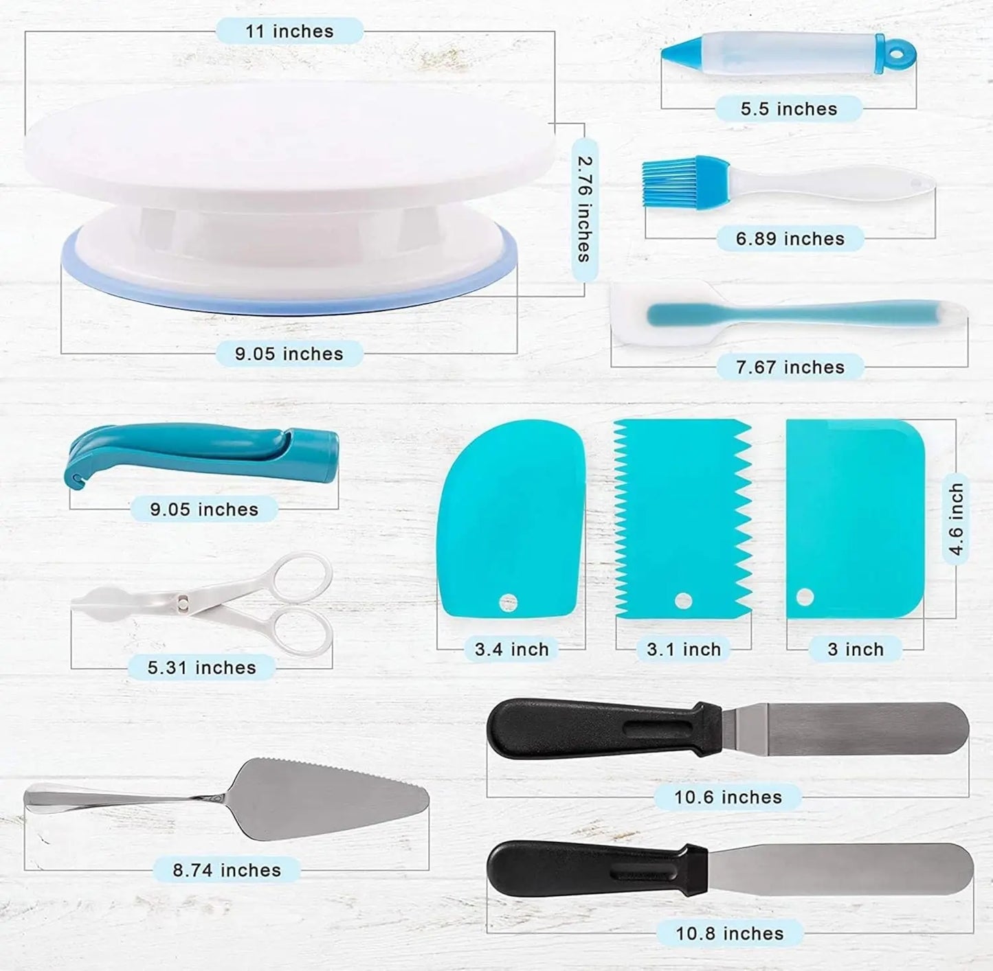 390PCS Cake Decorating Supplies Kit