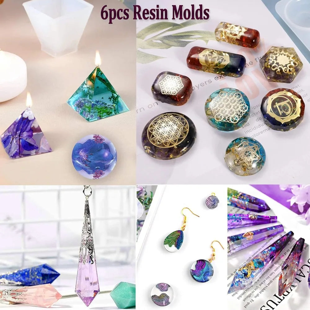 Resin Mold Kit Beginners - 125pcs