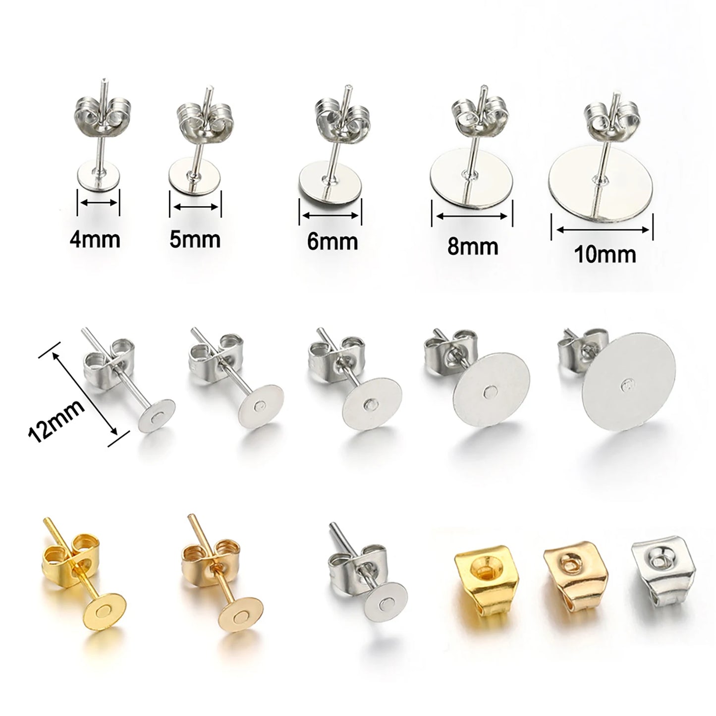 Blank Post Earring Studs