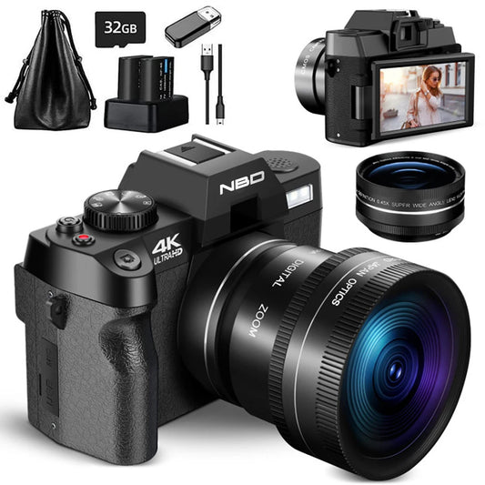 NBD Compact Digital Photography Camera 4K WIFI WebCam