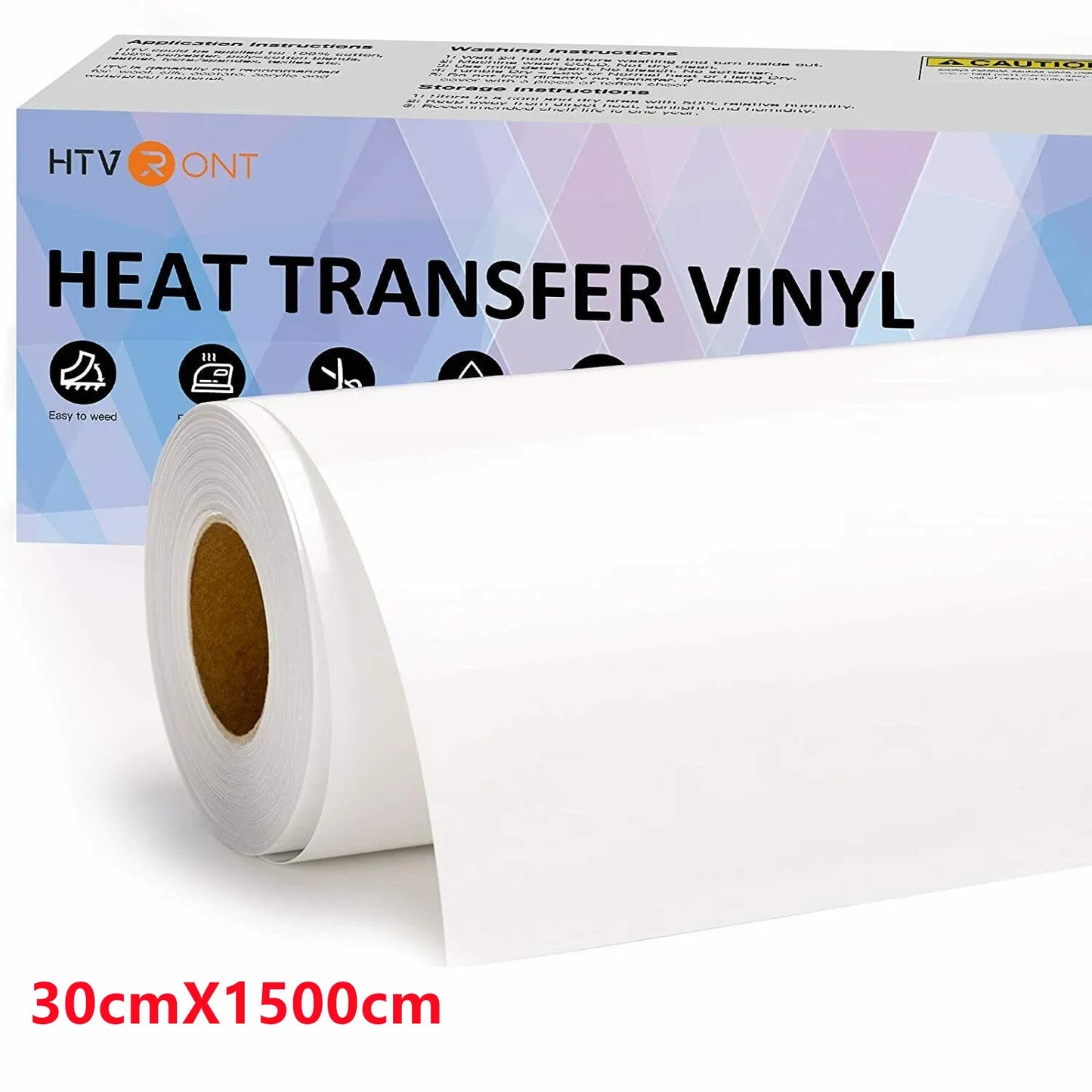 12"X50ft/30x1500cm PU Heat Transfer Vinyl Roll