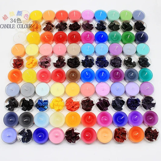 34 Candle Dye Colors Wax Candles