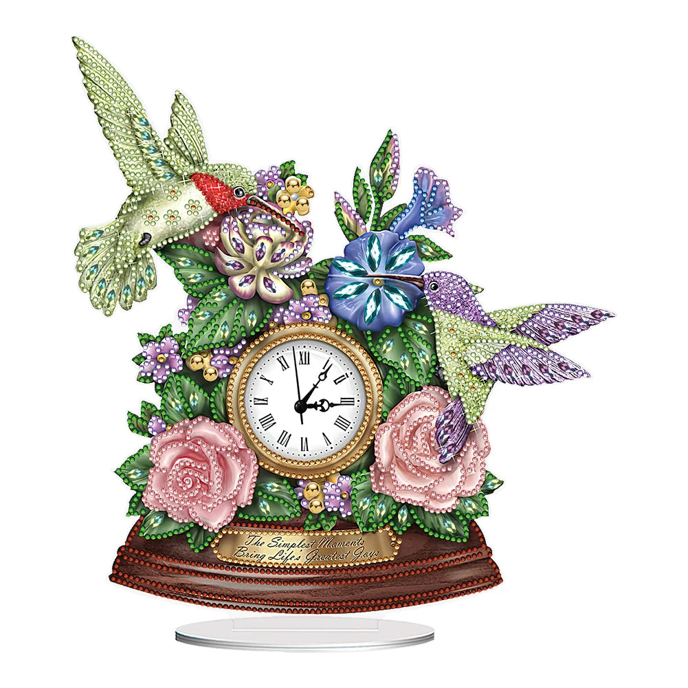 Animal Diamond Glitter Diamond Painting Clock Kit