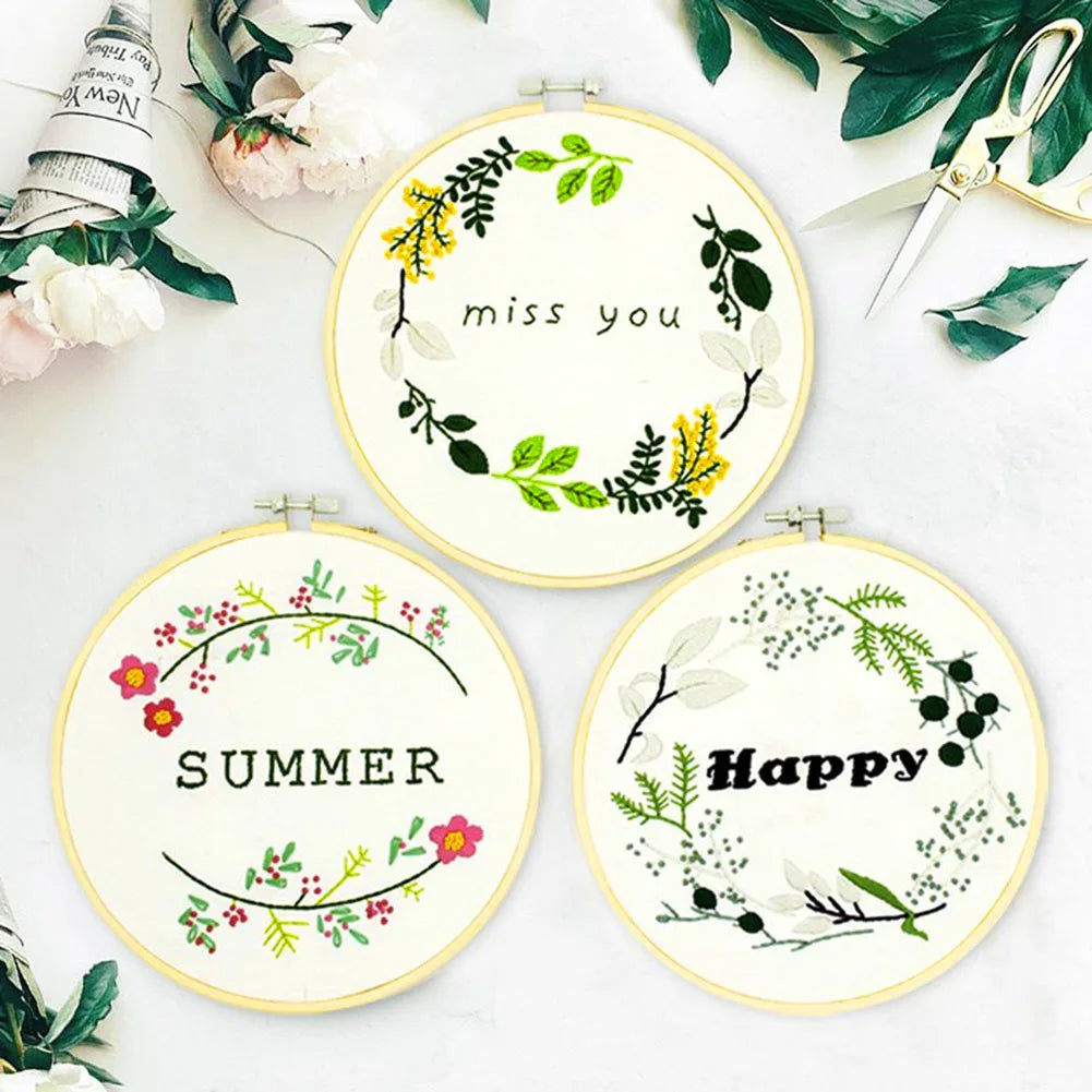 5pcs Traditional Circle Embroidery Frame