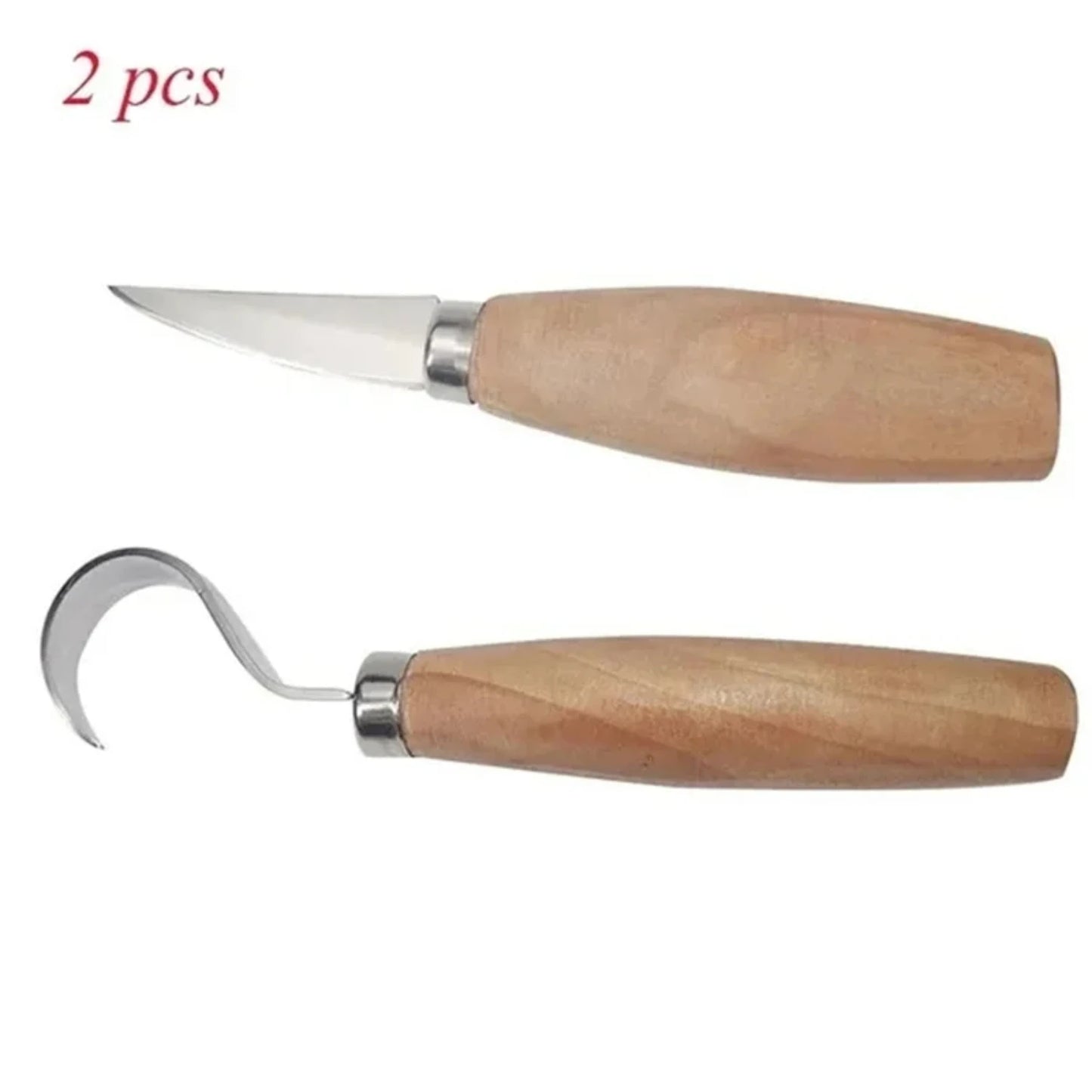 Stainless Steel Woodcarving Spoon Set