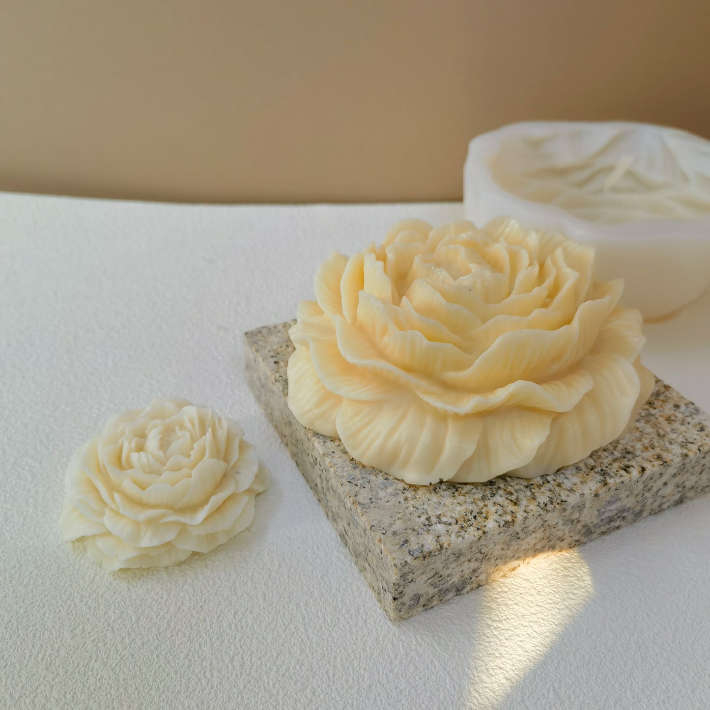 Large 6 inch Peony Flower, Silicone Mold