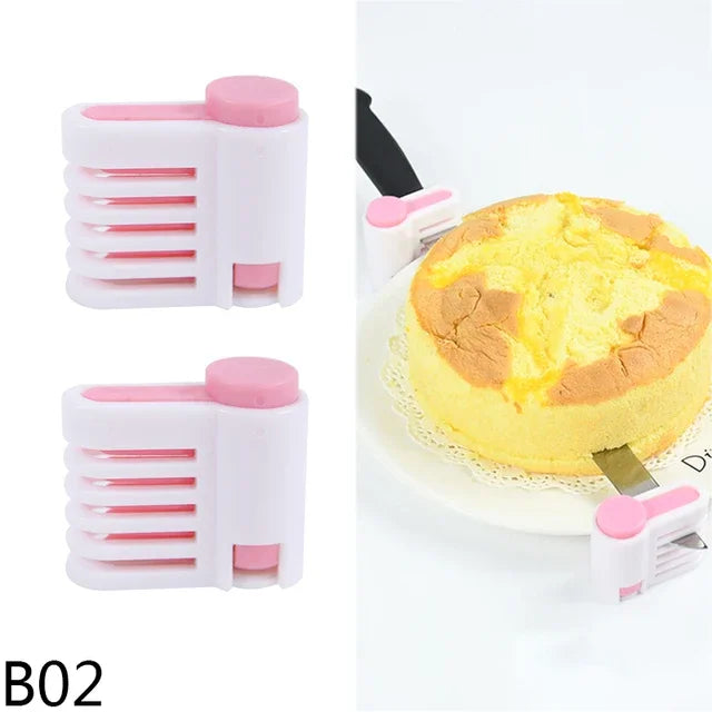 2pcs/set 5 Layers Cake Slicer Adjustable