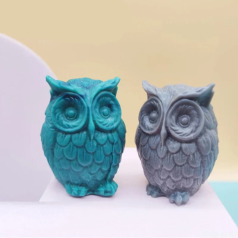 3D Owl Animal Mold