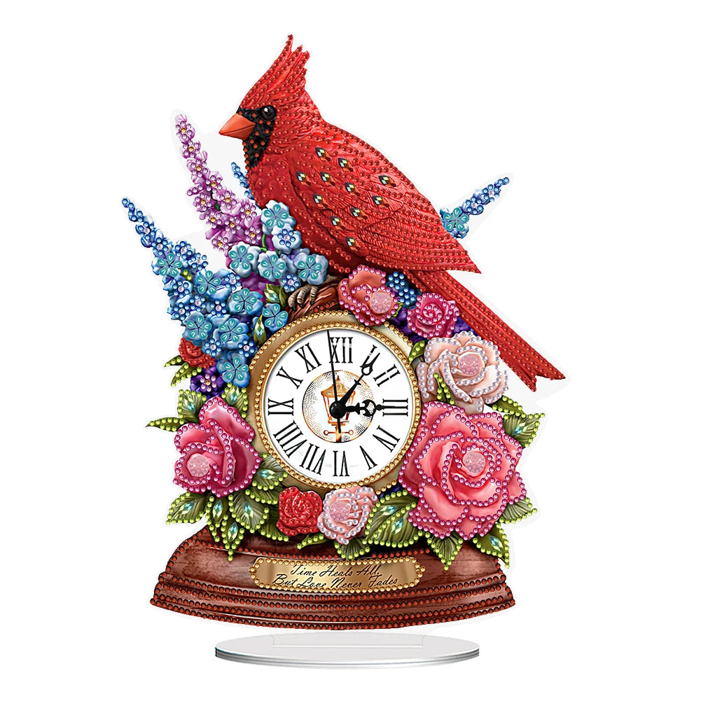 Animal Diamond Glitter Diamond Painting Clock Kit