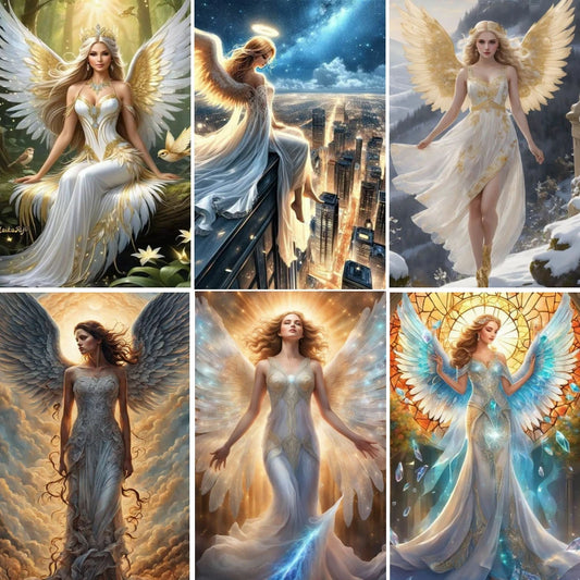 Beautiful Elegant Angel Diamond Painting Set