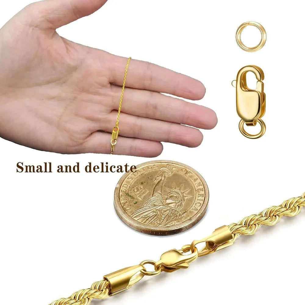 18k Gold or Silver Lobster Claw Clasp