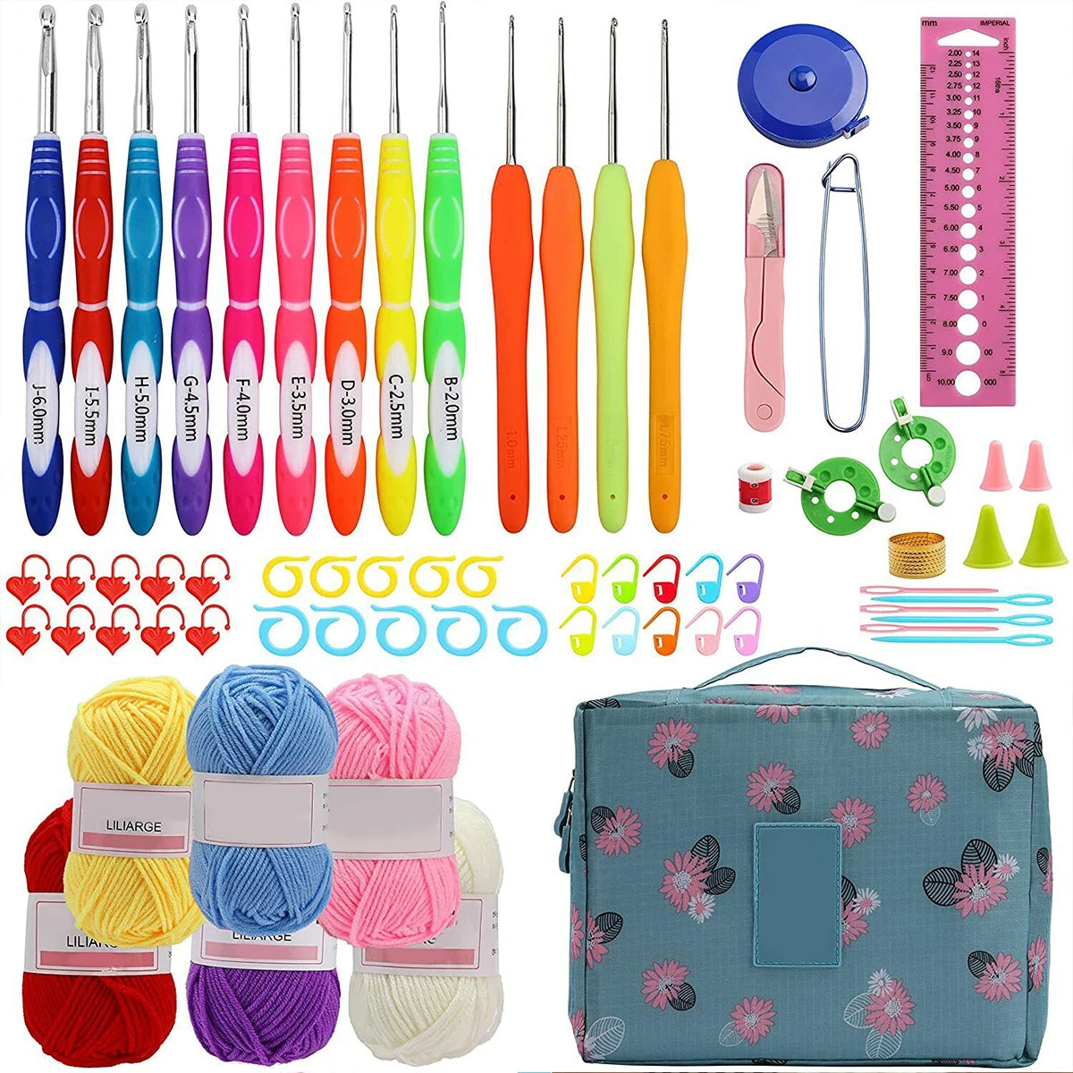 Crochet Hook Set with Case