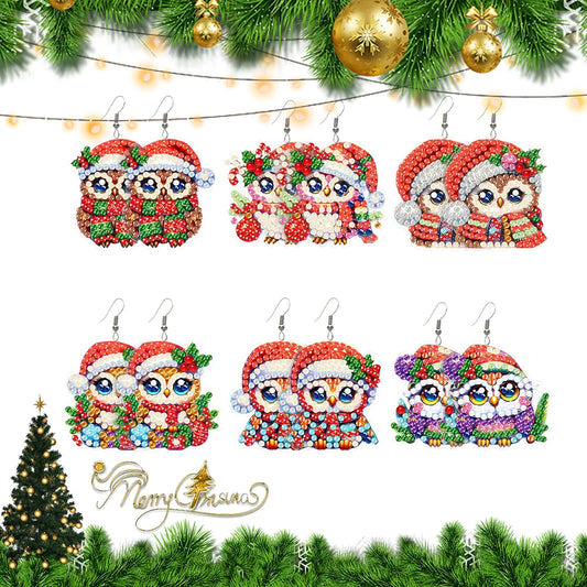 6 Pairs Double Sided Christmas Gnome