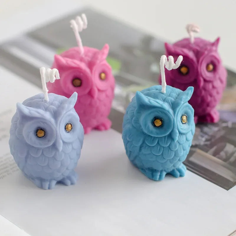 3D Owl Animal Mold