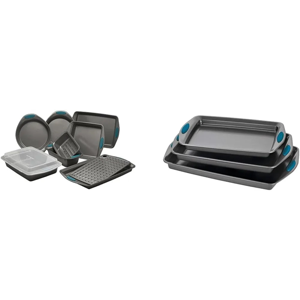 Nonstick Bakeware Set with Grips includes