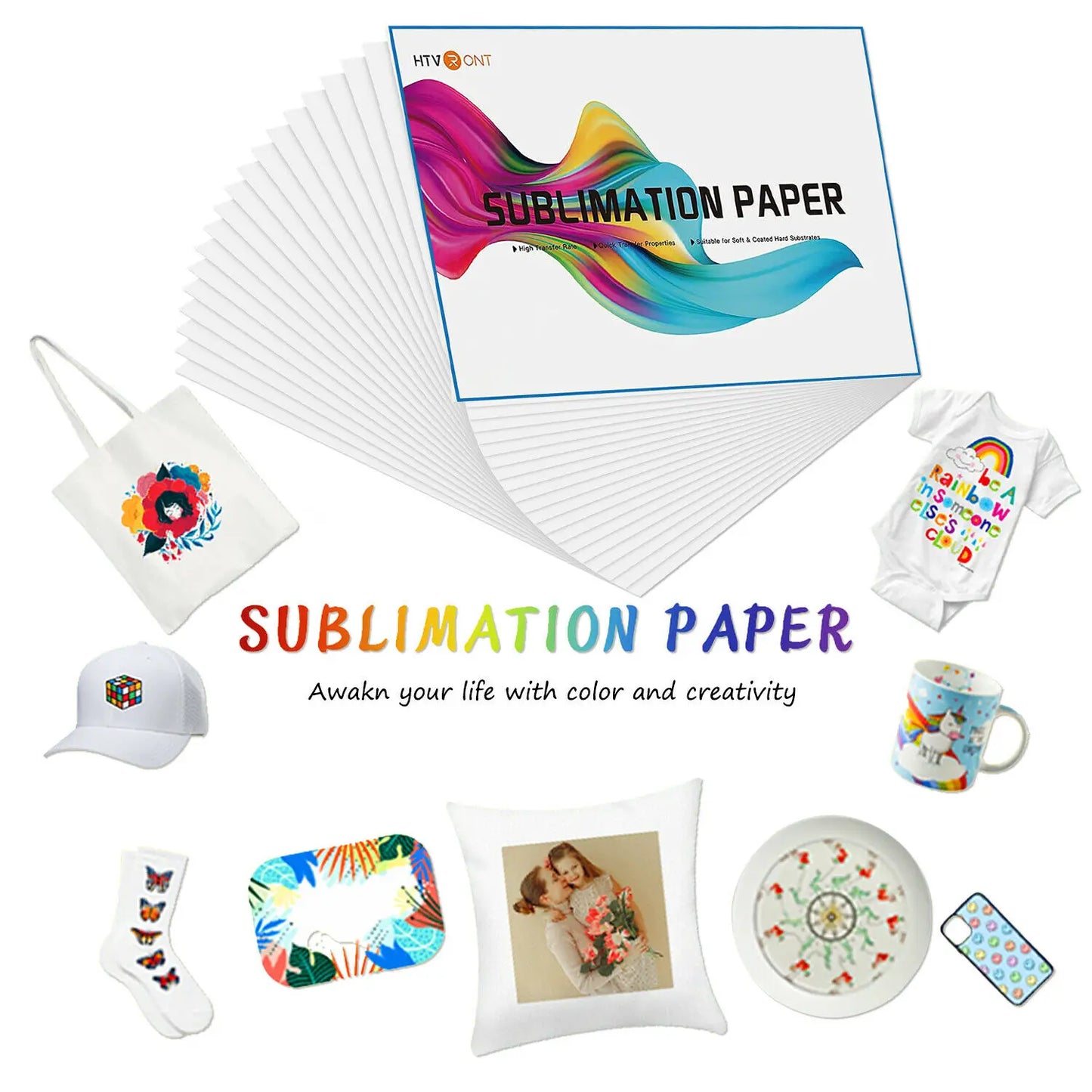 150 Sheets 8.5 x 11 Inch Sublimation Paper