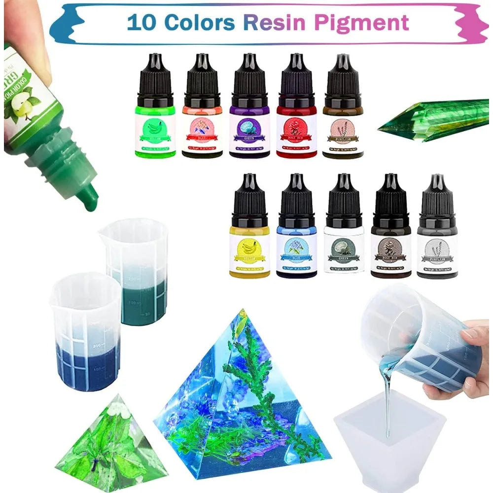 Resin Mold Kit Beginners - 125pcs