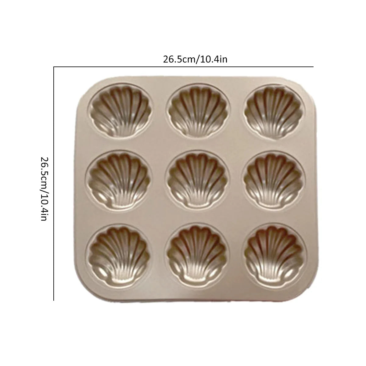 5Pcs 9 Shell Mold