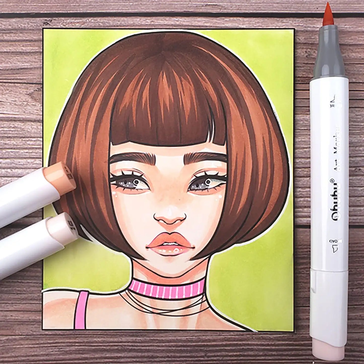 36 Skin Colors Alcohol Art Markers