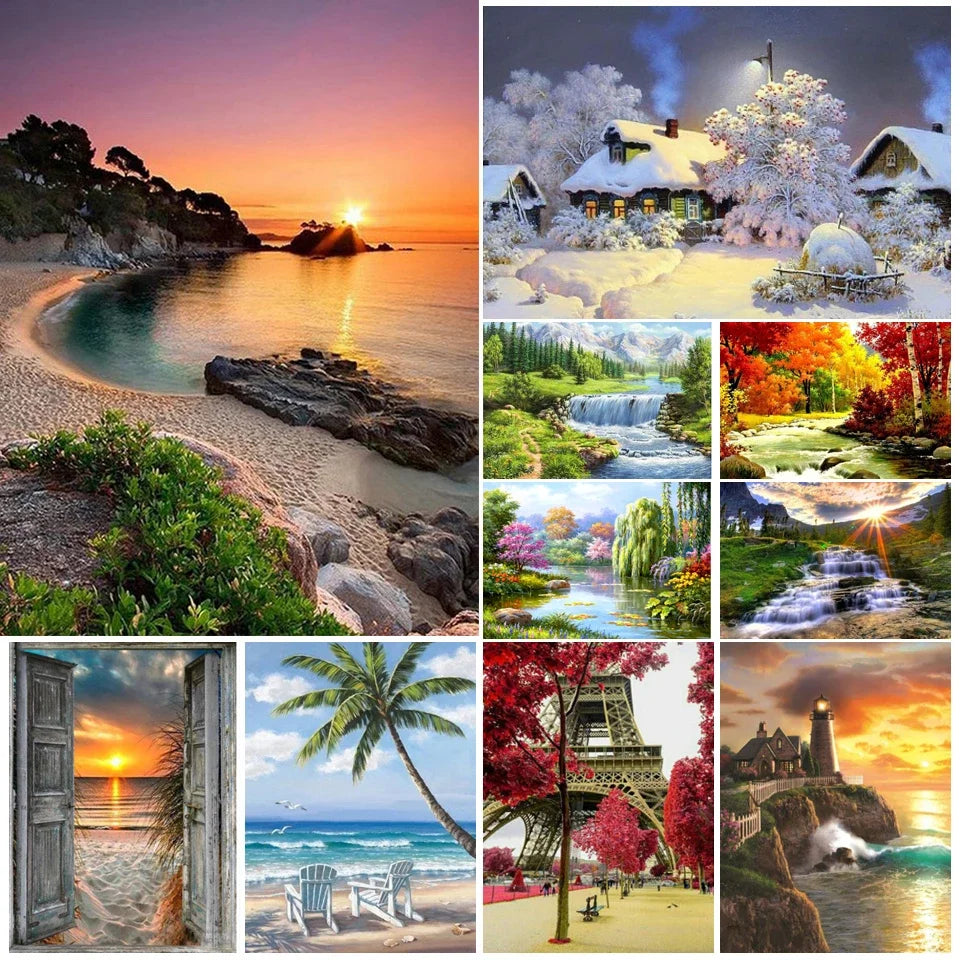 5D Diamond Painting Landscape Kit