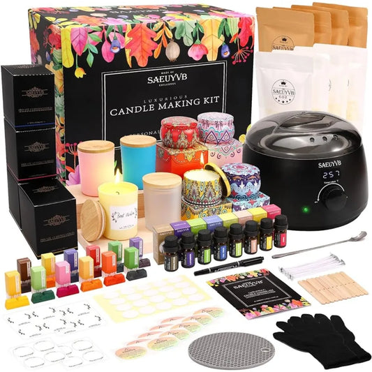 Candle Making Kit with Hot Plate Full Set