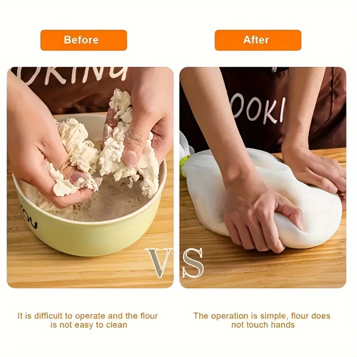 1pc Silicone Kneading Bag