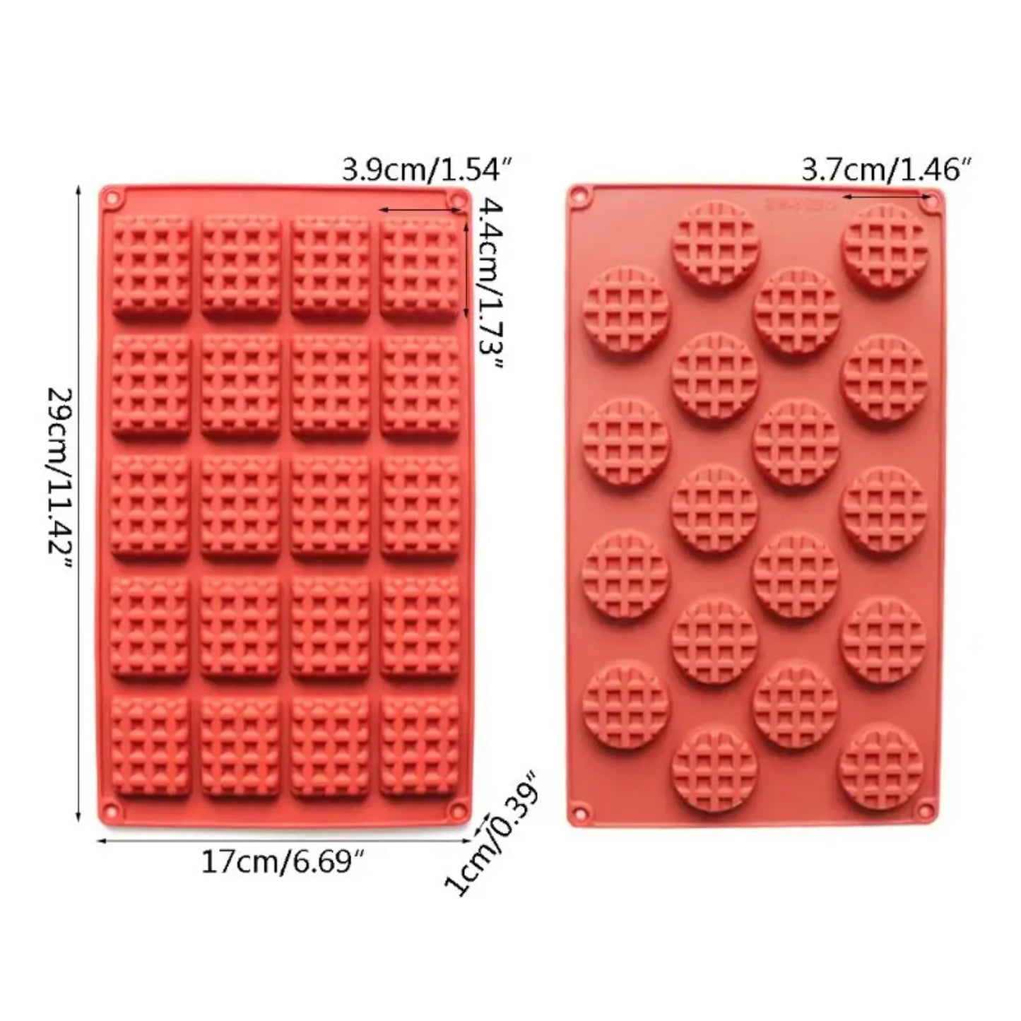 2pc/set 18/20 Cavity Silicone Mold