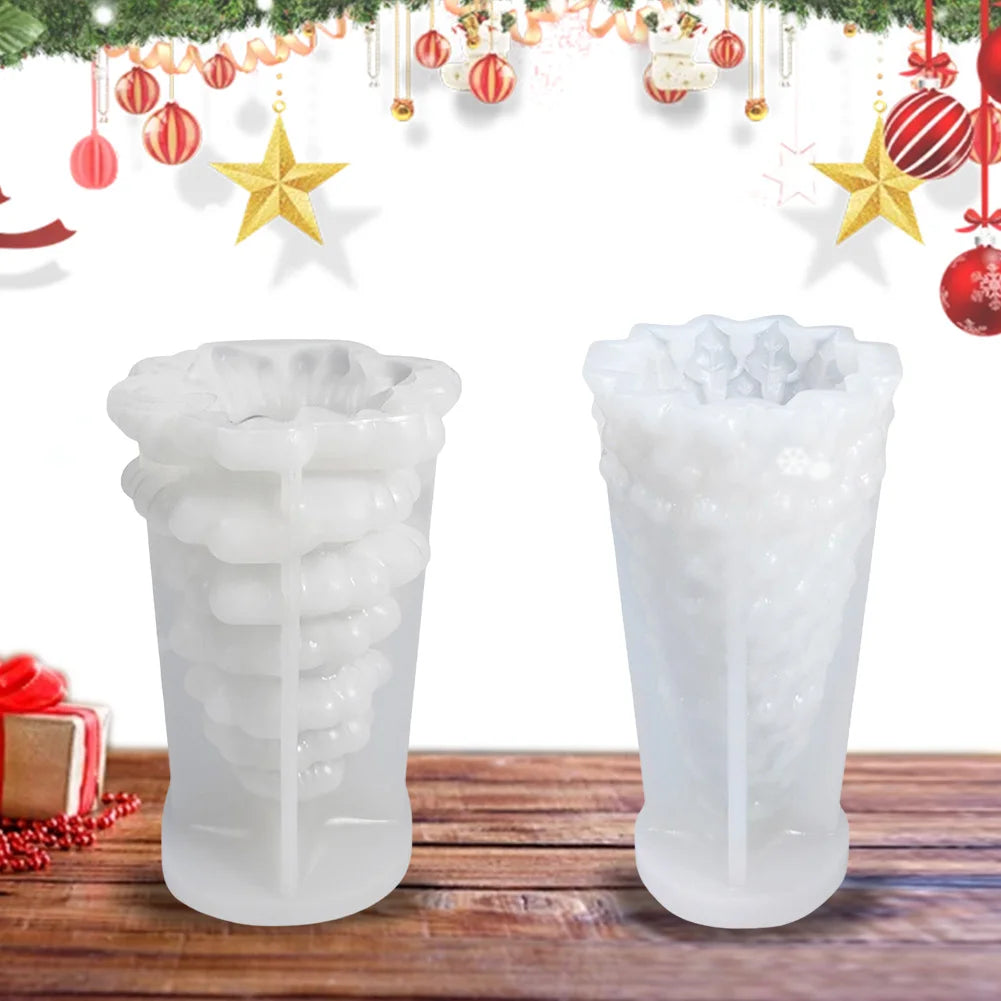 Pack of 2 3D Christmas Tree Mold