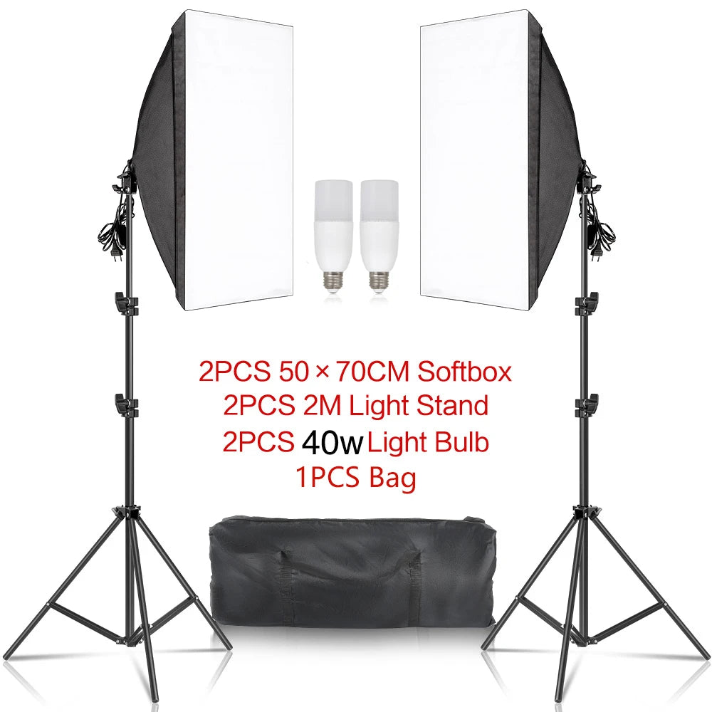 Lighting Kits Photography 50x70CM Softbox