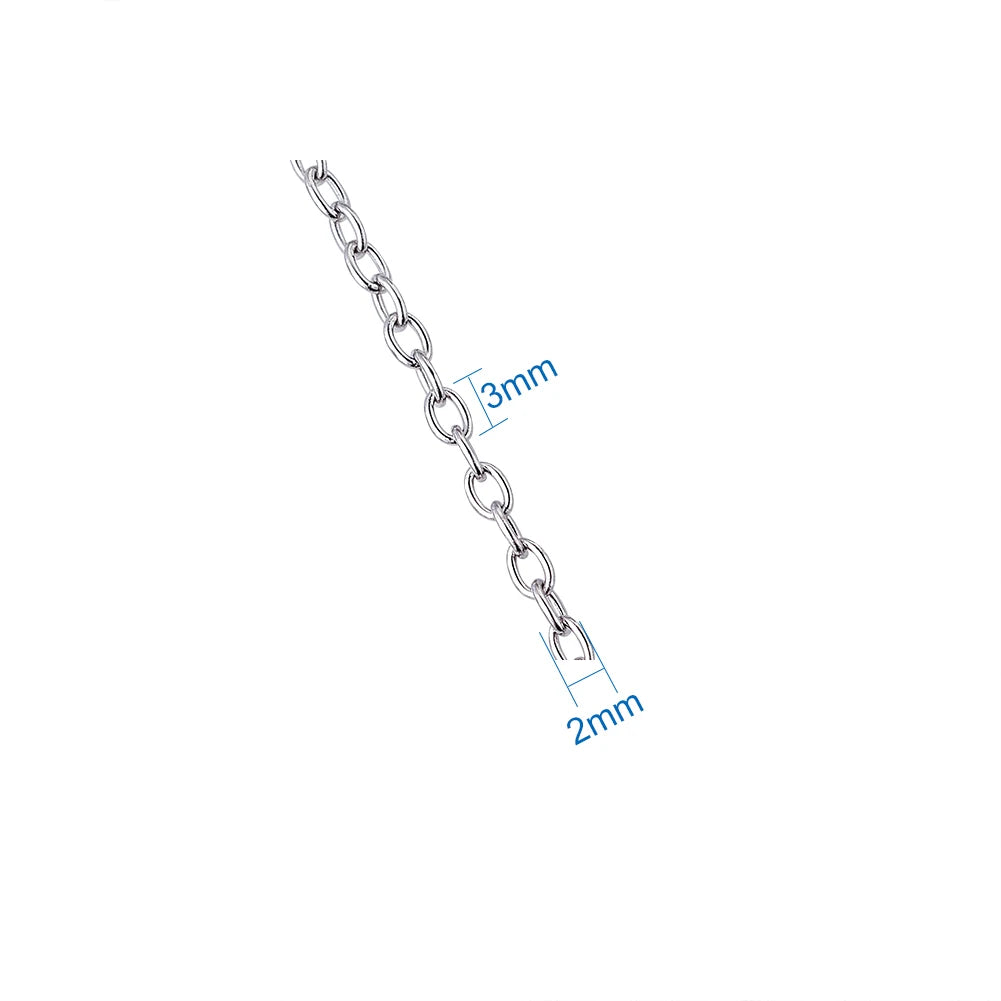 Stainless Steel Cable Chains for Jewelry Making